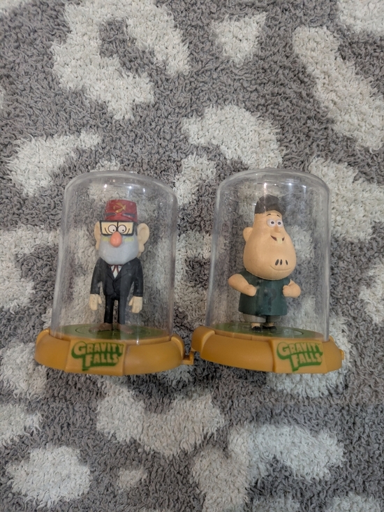 Disney Other - Disney Gravity Falls Mini Dome Figures - Yellow Bases